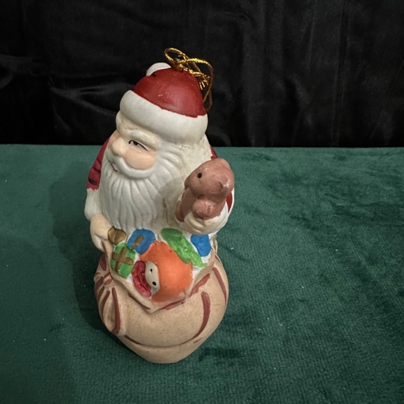 Vintage Ceramic Bisque Santa Clause ornament - Picture 3 of 7